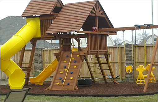 Rubber Mulch Playground, Soft Ground For Playground
