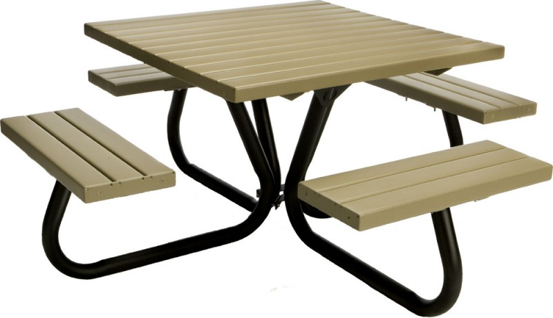 Square PVC Picnic Table | Playground Equipment | Tree Frogs