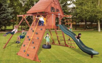 Parrot Island Playcenter XL Wood Roof Treehouse Panels