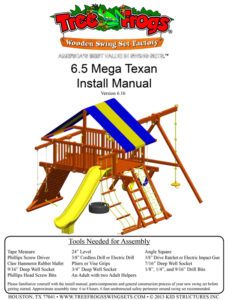 2016 6.5 Texan MegaSized Playcenter - Installation Manual
