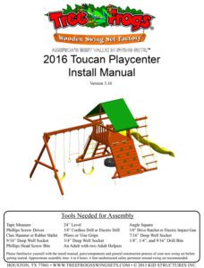 2016 Toucan Playcenter - Installation Manual